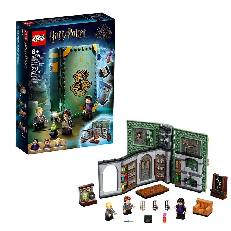 לגו 76383 הארי פוטר: כיתות פושיון ילדים וילדות קוביות בנייה חינוכיות צעצוע לילדים