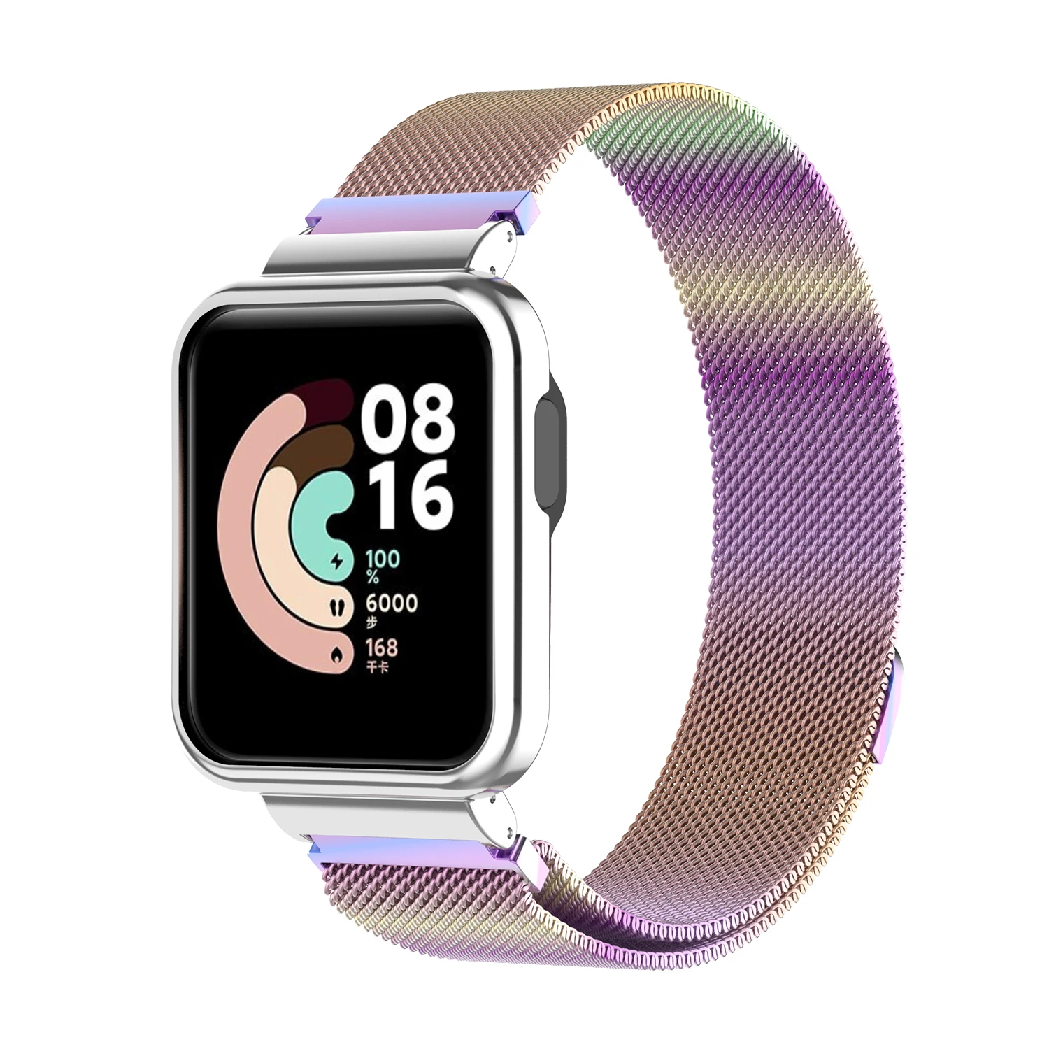 Milanaise-Schlaufe für Xiaomi Mi Watch Lite-Armband, Metall-Magnetband, Redmi Watch 2 Lite/Redmi Watch 1 2/Watch 2 Armband + Hülle – Detail 13