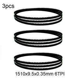 3pcs SK5 Bandsaw Blades 1510mm*9.5mm*0.35mm 6TPI Woodworking Tools Accessories Wood Cutting Accept customization