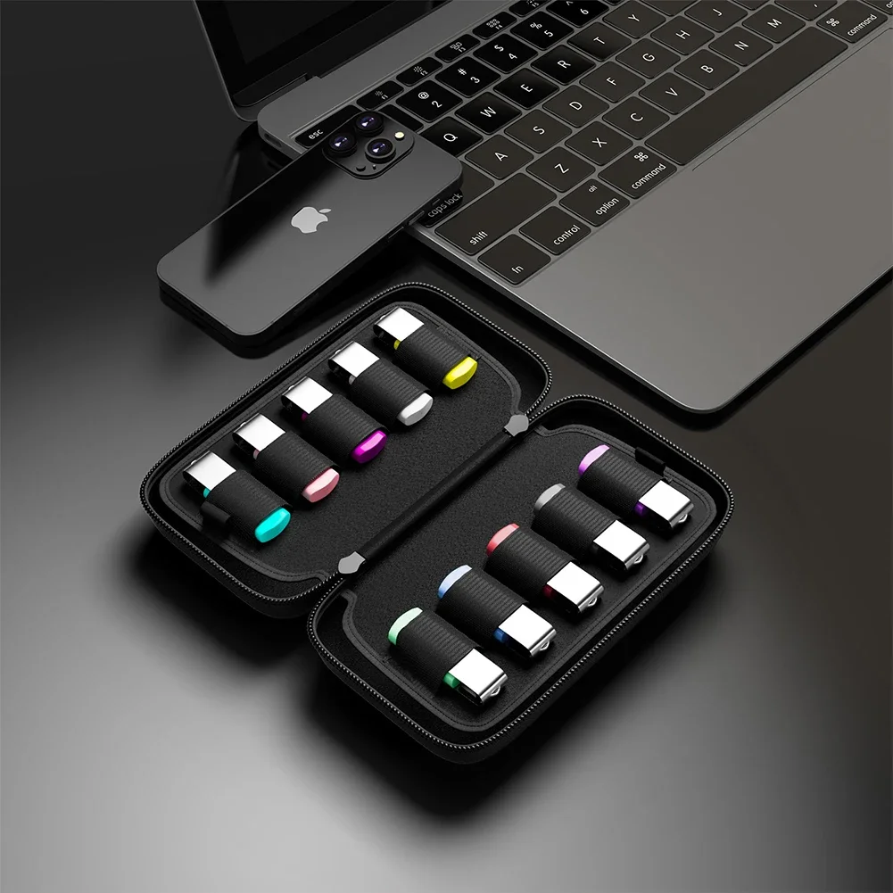 Double Layer USB Flash Drive Case,USB Stick Organizer,Thumb Drive Holder,Pendrive Case,Flash Electronic Accessories,Usb Flash Drive Case,Electronic Accessories Case
