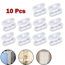 10 PCS Plastic Roller Blinds Pull Cord Connector Curtain Chain Connector For Home Vertical Blinds Joiners Spare Tool Replacement