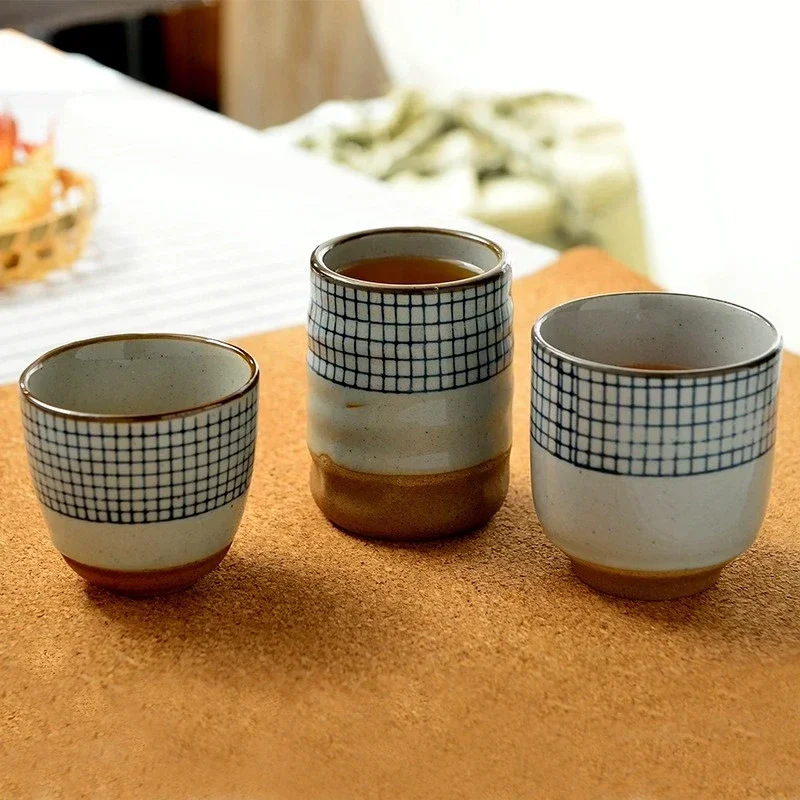 1pcs Ceramic Coffee Cup Japanese Style Porcelain Personal Single Pottery Tea Cups Drinkware Wine Mug Water Mugs