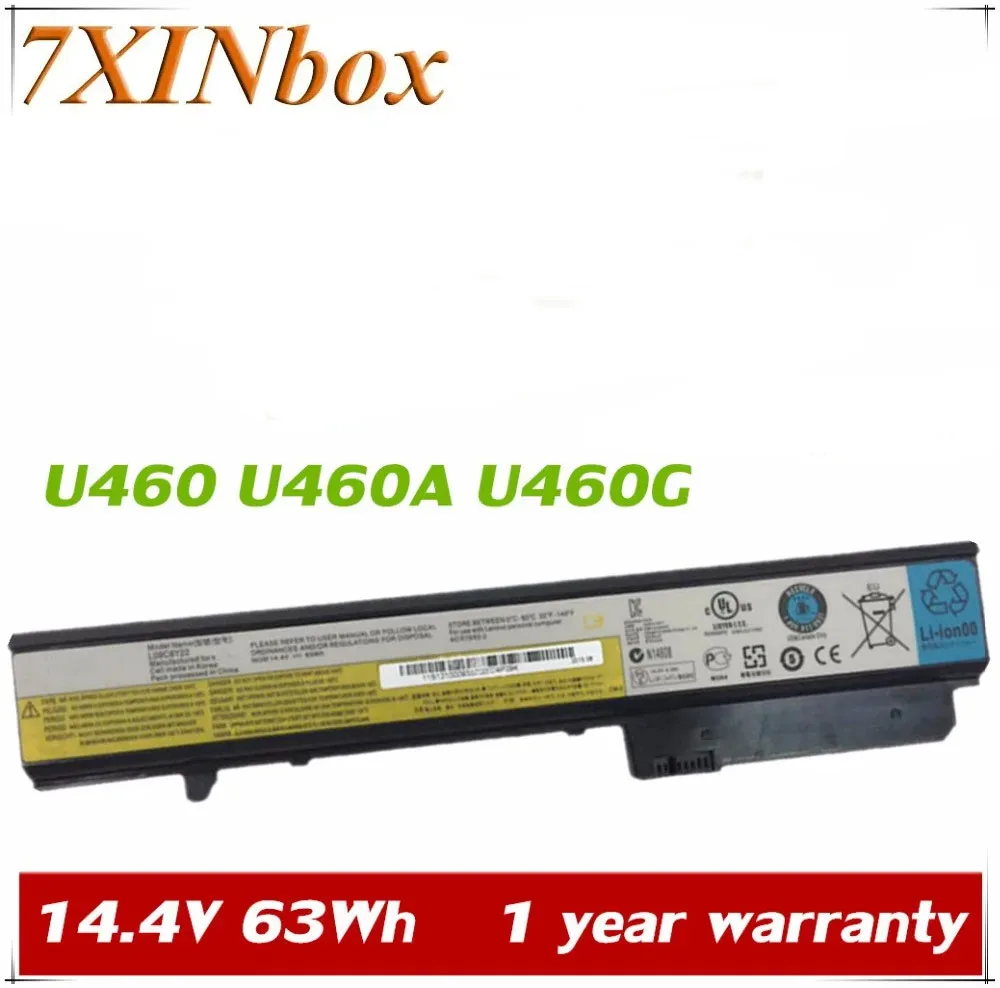 

Аккумулятор для ноутбуков Lenovo U460, U460A, U460G, 7XINbox, 14,4 В, 63Wh, L09C8Y22, L09P8Y22