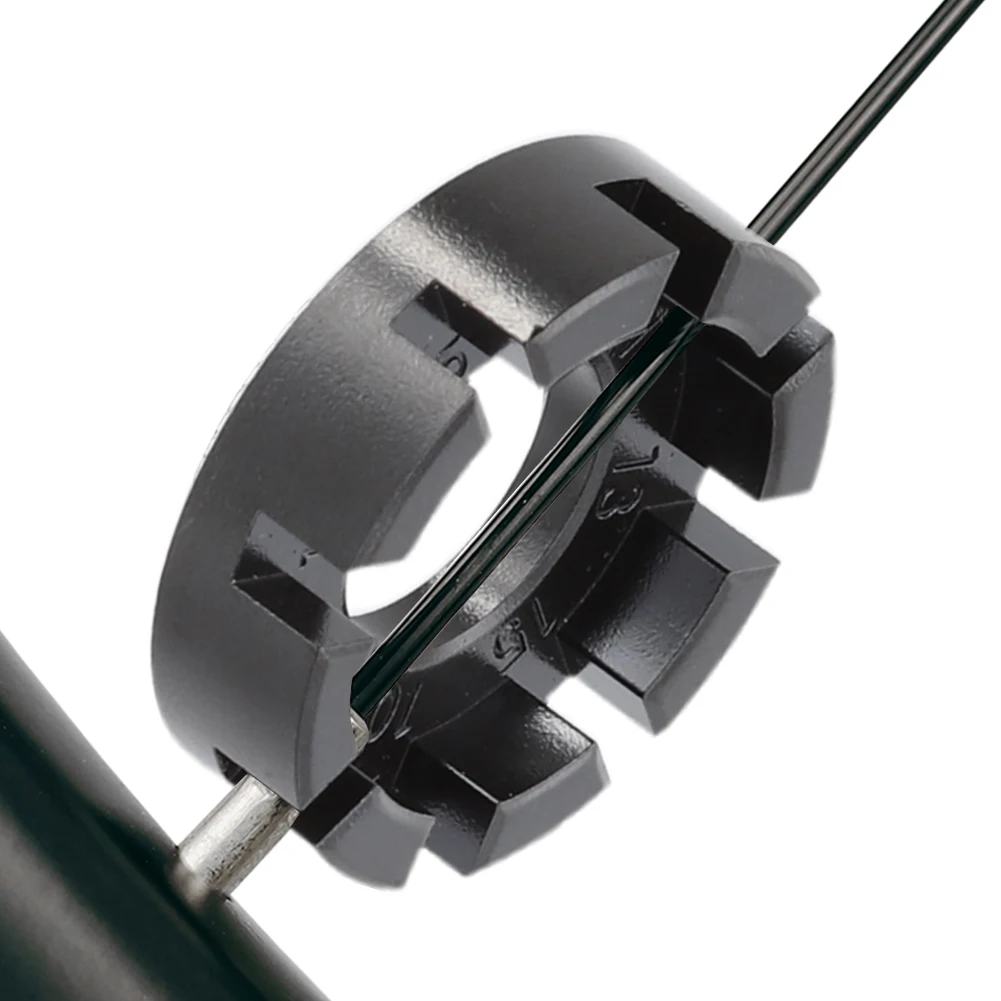 Bike Wheel Rim Wrench Spanner Groove Bike Wheel Rim Adjuster Spanner 8 Way Repair Service MTB Tool Key Steel Bicycle Repair Tool