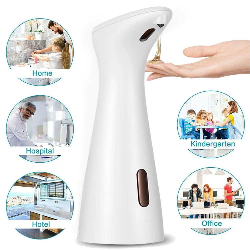 

200ml Liquid Soap Automatic Liquid or Foam Soap Dispenser Intelligent Induction Foam Machine for Hand Washing Kitchen Bathroom
