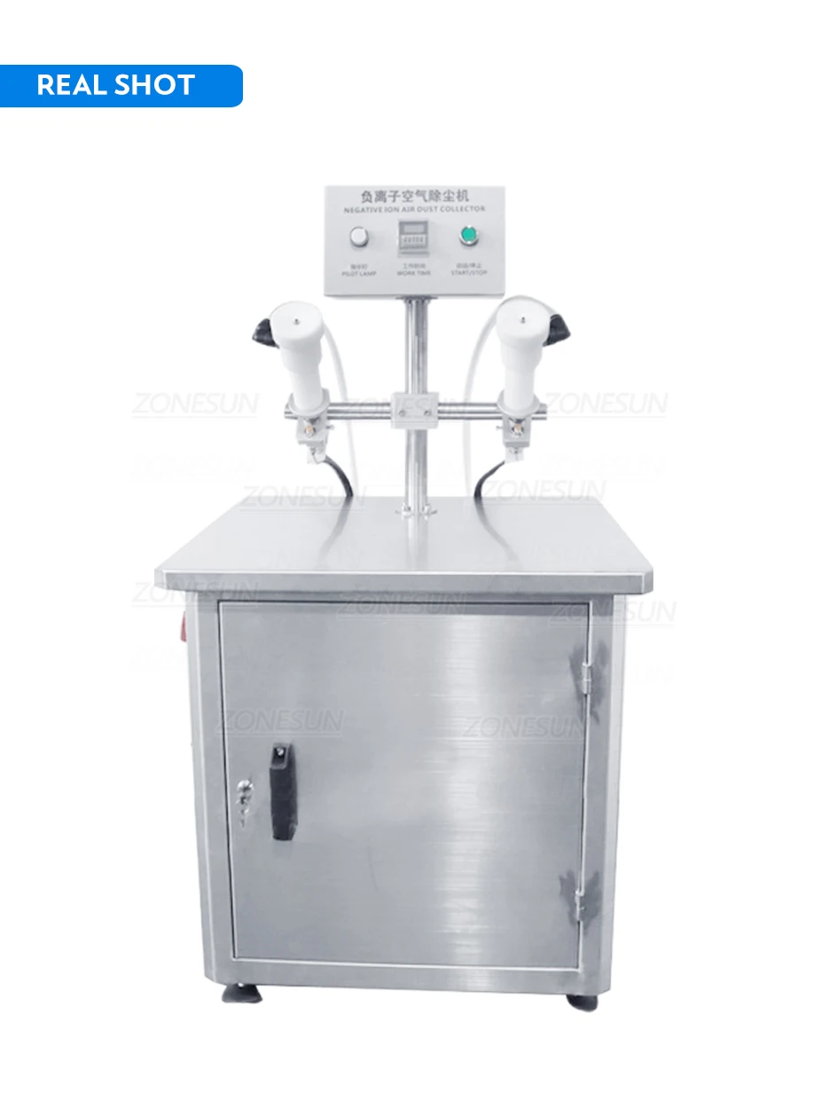 ZONESUN ZS-NIC1 Semi Automatic Negative Ion Air Dust Collector