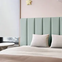 Bed Headboards 135 90 145 150 160 180cm In Wood Adhesive Modern Cabecero Head Board Tete De Lit Anti-collision Wall Panels 2