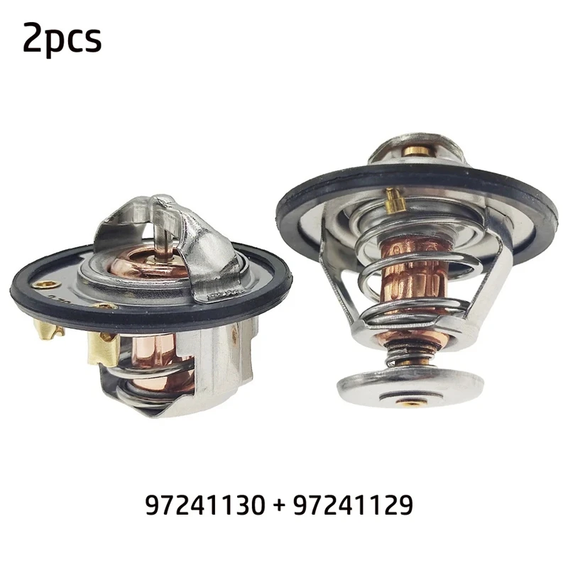 

Adapter Thermostat 2Pcs 97241129 97241130 Accessories Metal Replacement Parts Accessories Vehicle For Chevrolet Pickup 6.6L