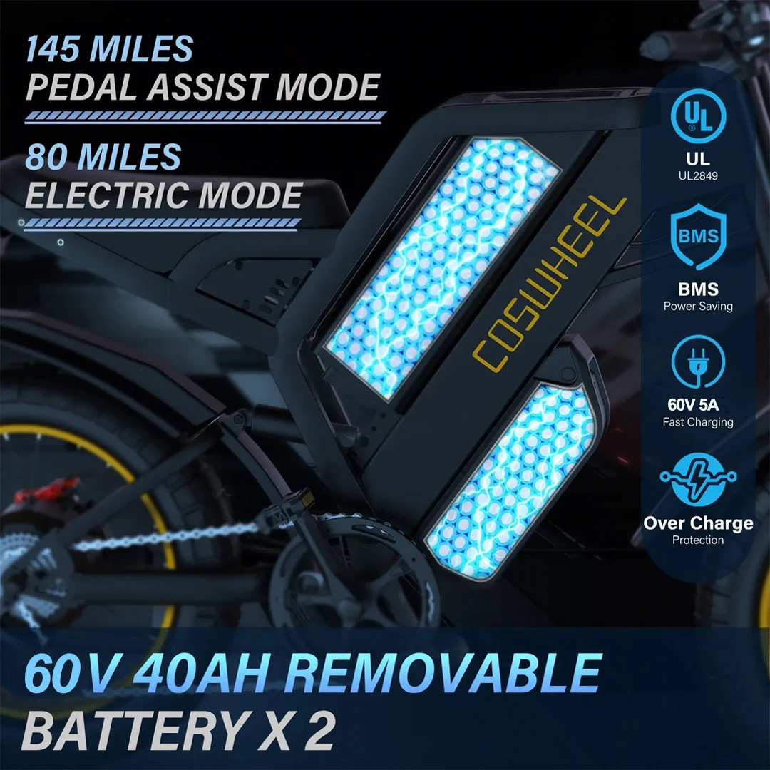 COSWHEEL GT20 Max Electric Speed 70Kmh Motorcycle 4