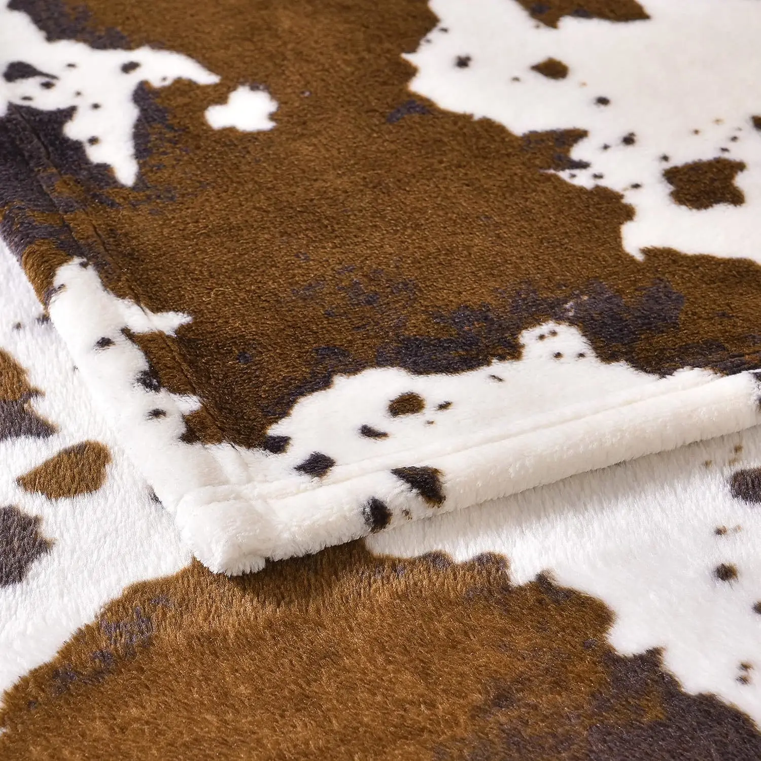 Cow printed blanket 6