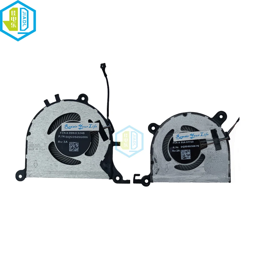 Ventilador de Refrigeração para Lenovo Ideapad Cpu Gpu Slim Refrigerador do Computador Ventiladores do Radiador Dq5d555g075 0fm9v 0fm9u0000h 714iil05 7-14are05