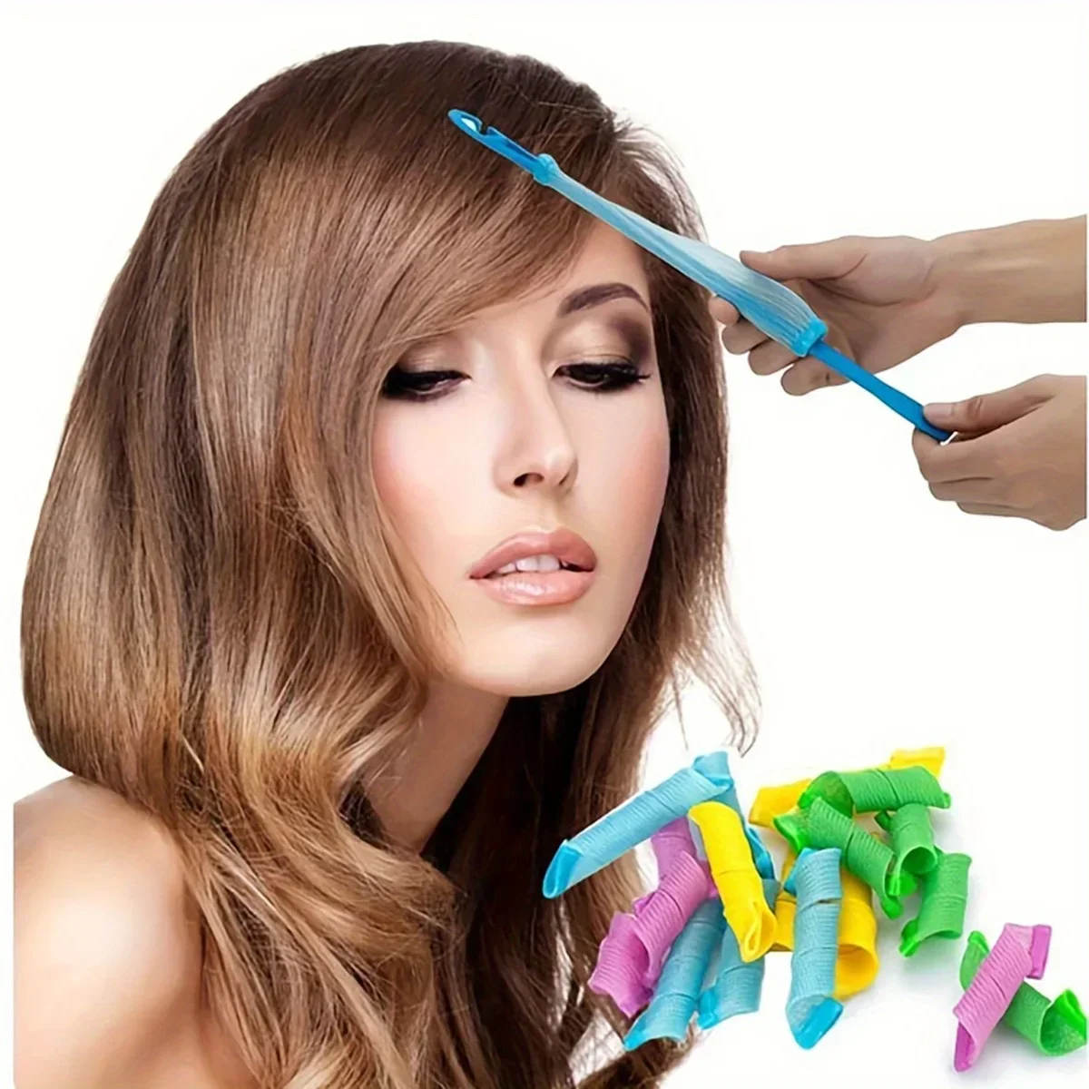 1 Set-Set Magic Hair Curler Heatless Hair Rollers Wave Formers Hairstyle Roller Sticks Curling Hair Styling Tools for Women