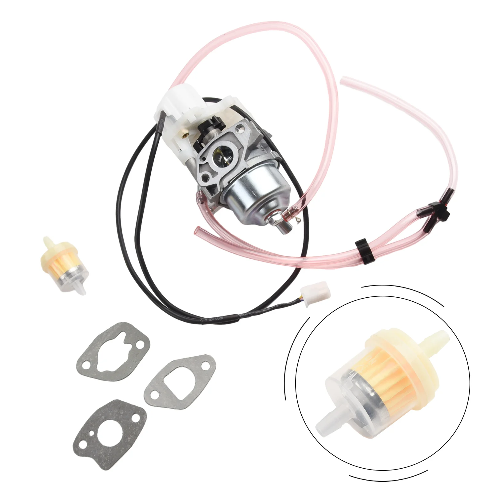 

1Pcs Carburetor 3xGasket 1xFilter Carb 16100-Z0D-D03 16100Z0DD03 Fits For Honda EU20i EU2000I Home Power Generator Plastic Metal