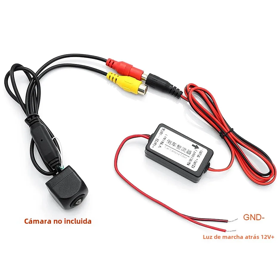 KMIND 12V 전원 필터 반전 정류기 안정기는 후면보기 카메라 리플 스플래시 스크린 간섭 릴레이 필터를  해결합니다.-Freehip.co.kr