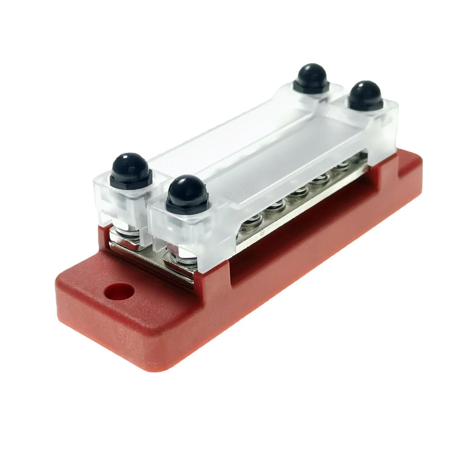 Busbar Doppia Fila Fila Fila Diritta Blocco Con Copertura 16 Vie 2 + 6 M6 Corrente 250A Per Rv Yacht