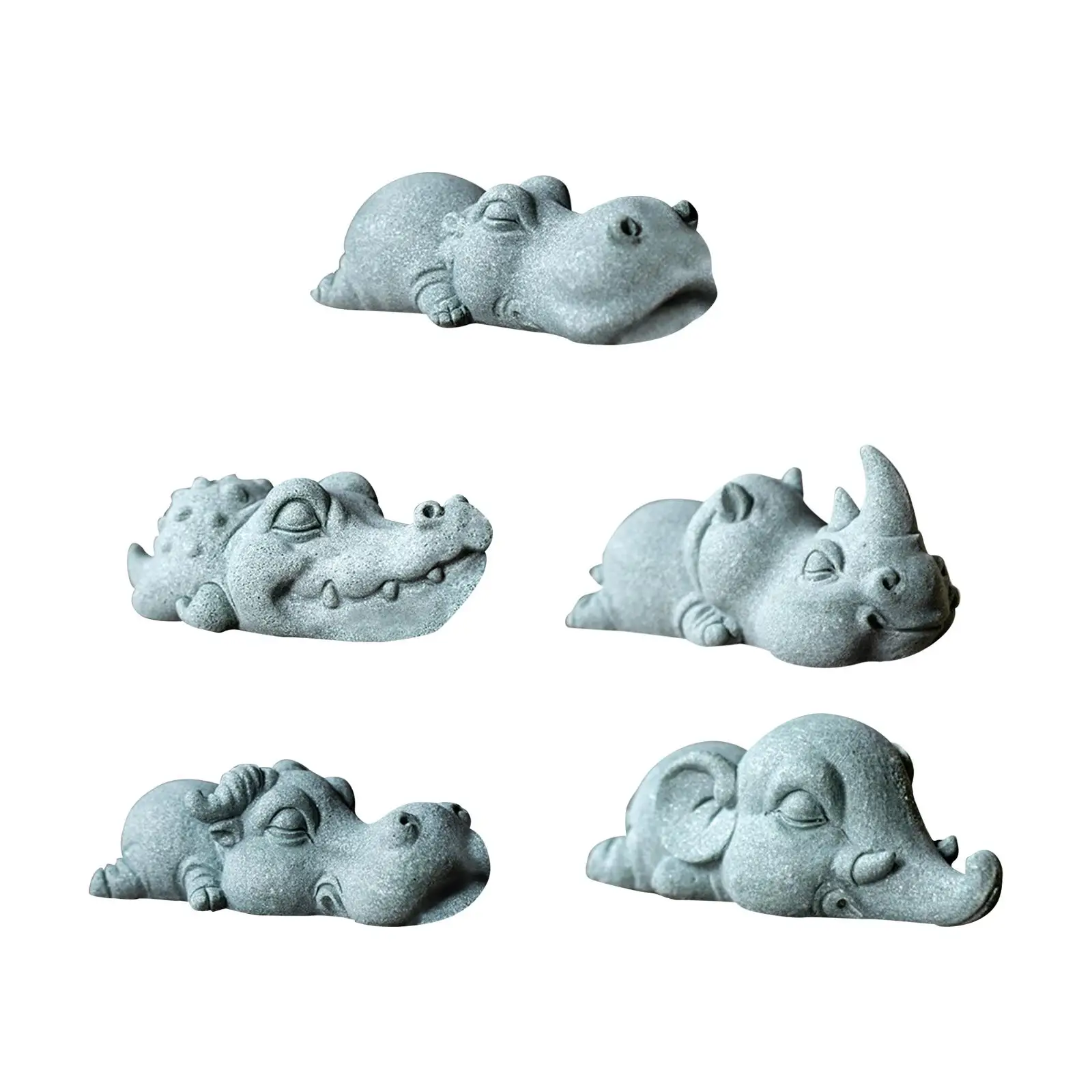 

Зеленый песчаник животное мини чай Статуэтка для спальни