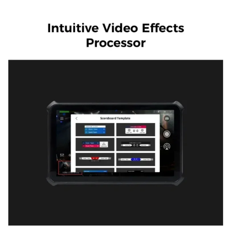 OBSBOT Talent Video Switcher Monitor Encorder Recorder Video Mixer with 7 Inputs, Live Streaming to NDI/RTMP/SRT/YouTube