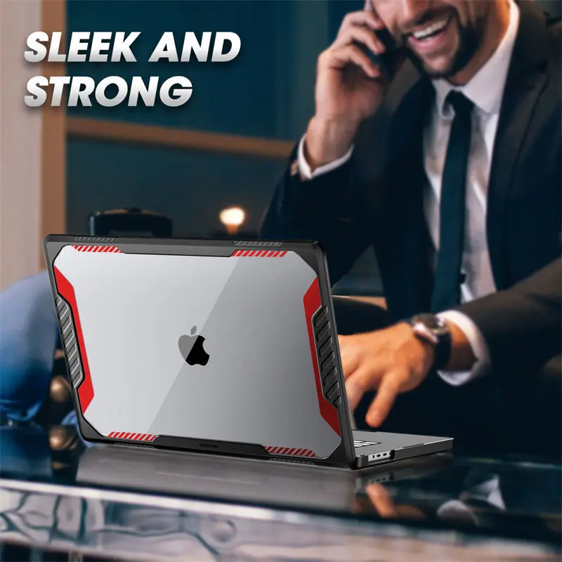 para macbook pro caso max supcase fino emborrachado tpu amortecedor caso capa para macbook pro