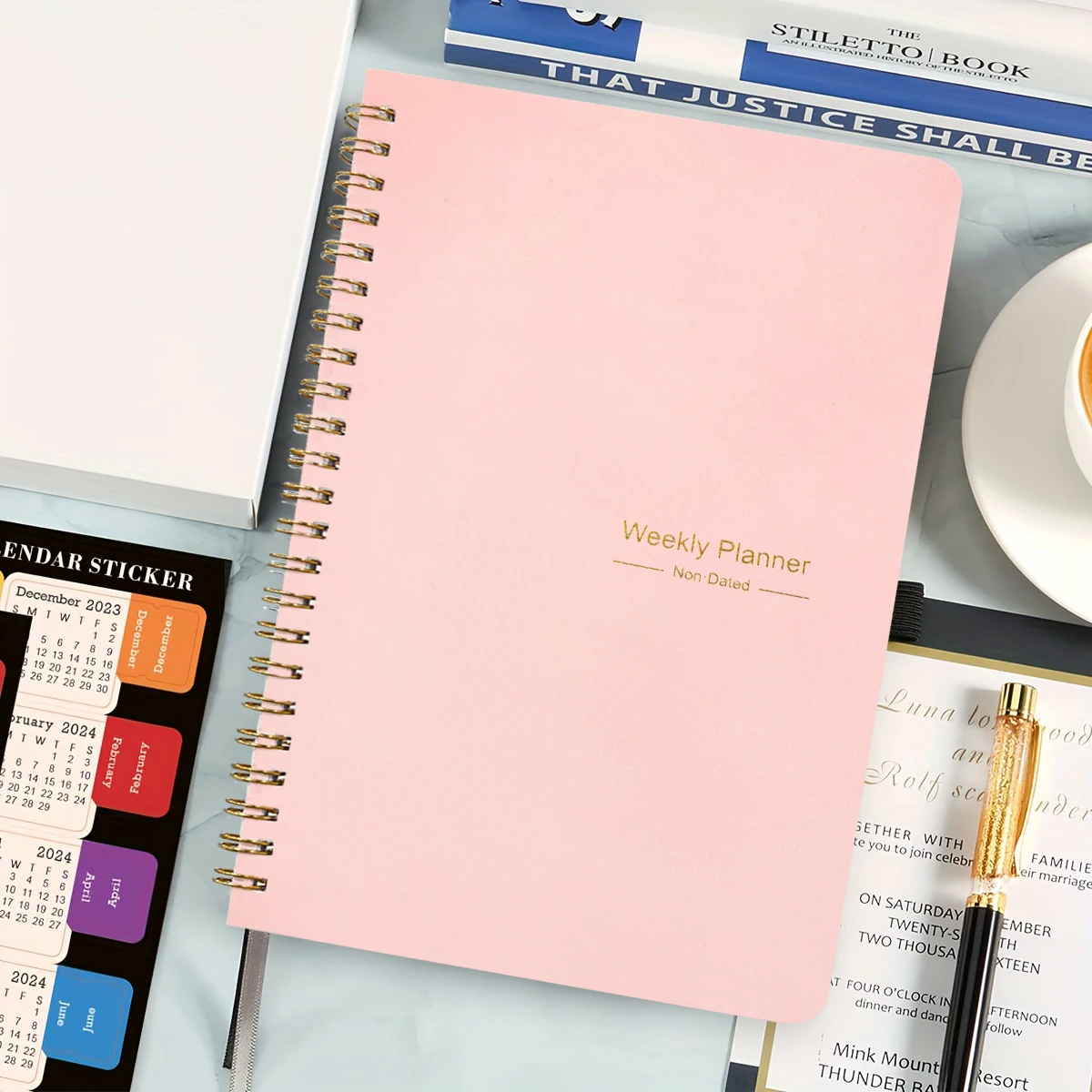 Schedule Notebook Notebook Diary Journal A5 160Sheets 100GSM