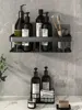Bathroom Shelf Shampoo Rack Makeup Storage Organizer Shower Shelf Bathroom Accessories No Drill Wall Corner Shelf 3