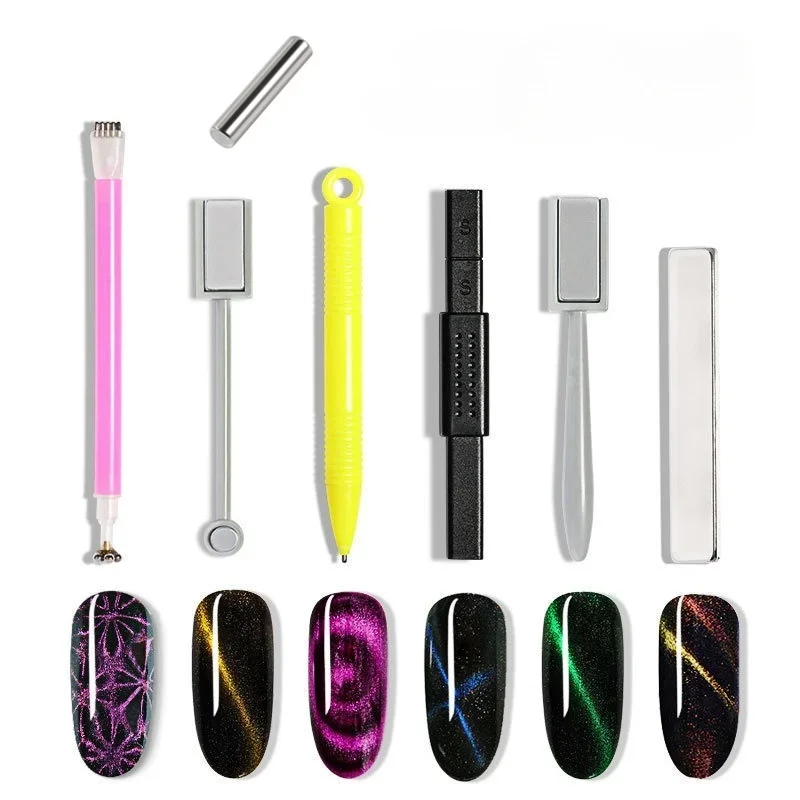 Nail Cat Eye Magnet Thickened Multifunctional Strong Magnetic Double Head Fancy 3D Cat Eye Effect