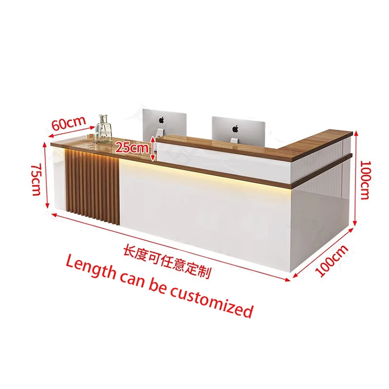 Display Nordic Reception Desks Salon Beauty Modern Purpito Reception Desks Luxury Office Recepci&oacute;n Negocio Commercial Furniture