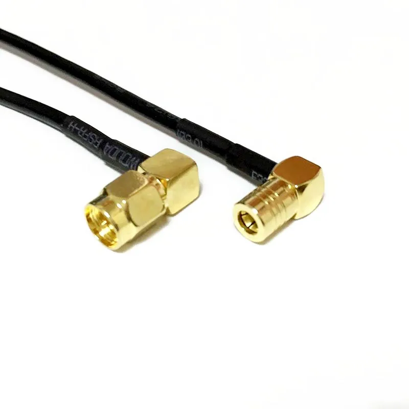 2PCS SMA Male Plug Right Angle Switch SMB Female Connector RG174 Cable 20CM Adapter Wholesale Fast Ship | Строительство и ремонт