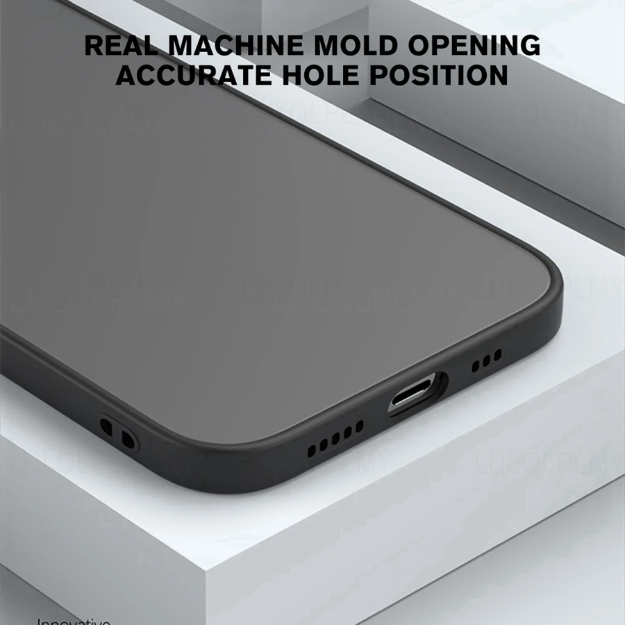 Luxury Shockproof Matte Armor Bumper Silicone Case