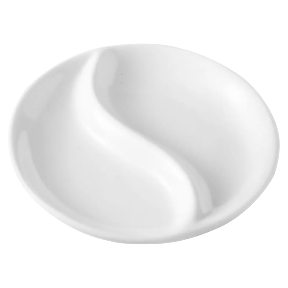 Cute Bowl Ceramic Seasoning Dish Dinner Plates Small Dipping Sauce Cereal Bowls White Ceramics Kitchen Dishes