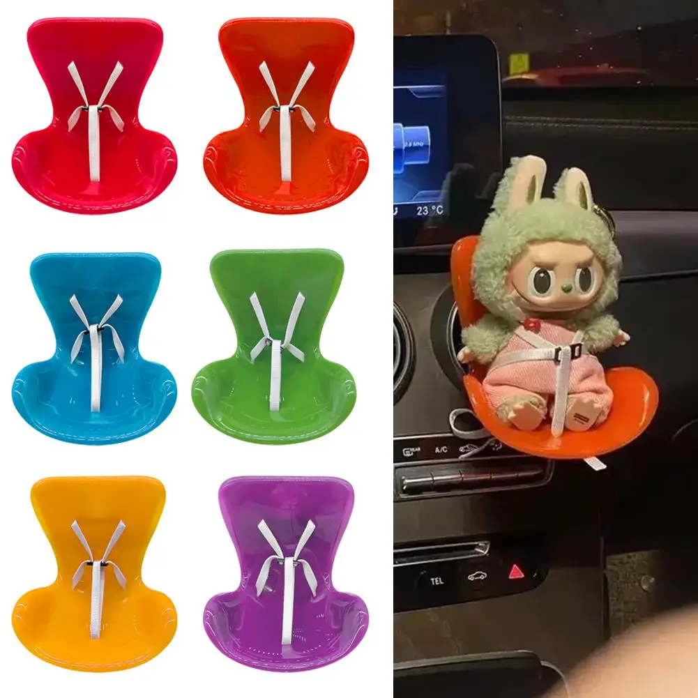 Car Decoration Accessories Car Doll Seat for Labubu for blythe doll