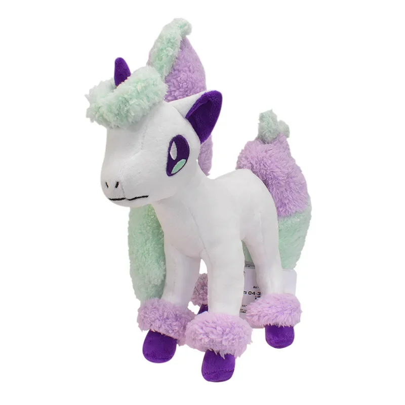 

10pcs/lot 27cm Pokemon Cartoon Kawaii White Galarian Ponyta Plush Toy Stuffed Anime Peluche Doll Toy Birthday Xmas Gift