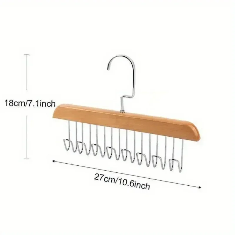 household multifunctional hooks multi-pants clip organizer clothes hanger stainless steel clothes drying rack with 8 hooks 5