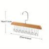 household multifunctional hooks multi-pants clip organizer clothes hanger stainless steel clothes drying rack with 8 hooks 5