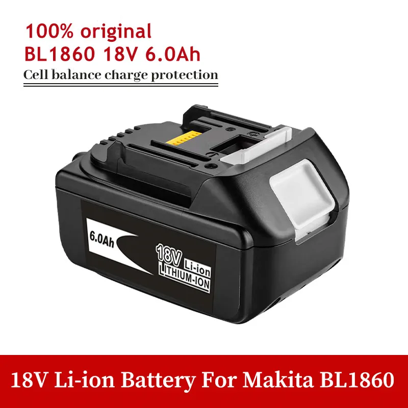 Аккумуляторная батарея BL1860 18 в 400 Ач для электроинструментов Makita BL1815 BL1830 BL1840 BL1850
