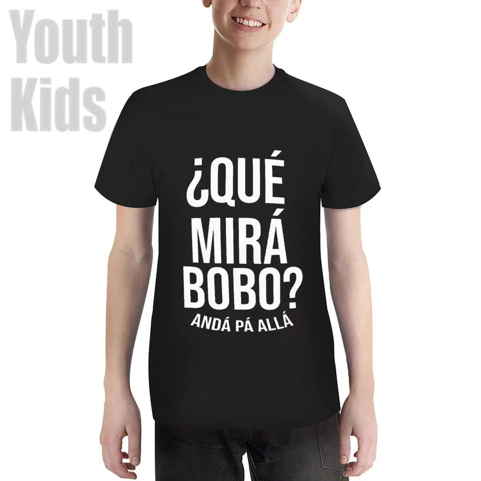 Youth Boy/Girl Argentina World Champions Que Mira Bobo T-Shirt Bambini Tshirt Tee 100% Cotone T Shirt O-Collo Manica Corta Bambini