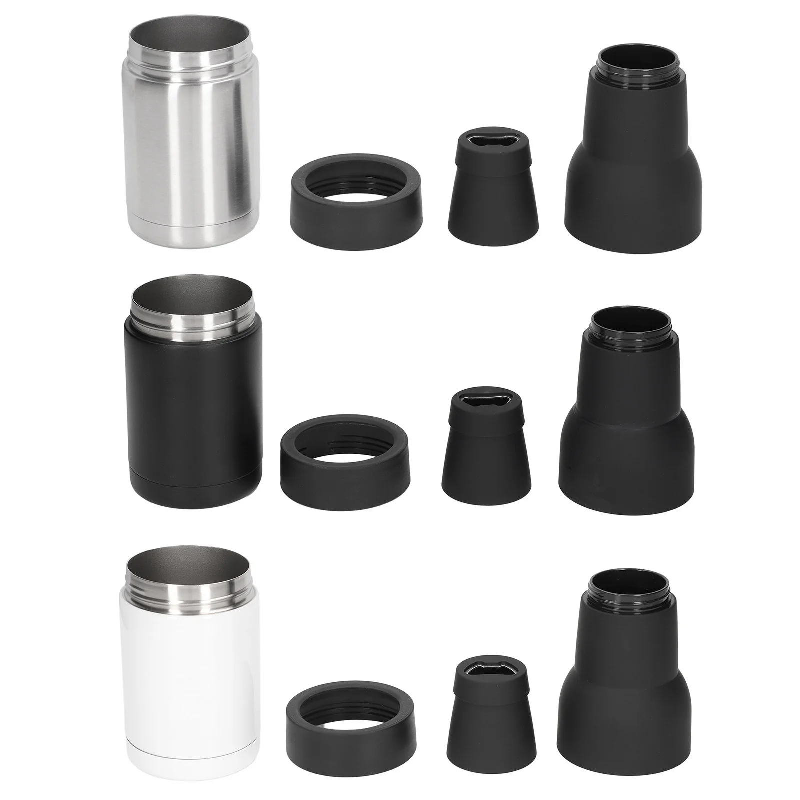 Thermal Insulation Can 304 Stainless Steel Double Layer Insulation Tank Multifunctional with Beer Bottle Opener for Outdoor