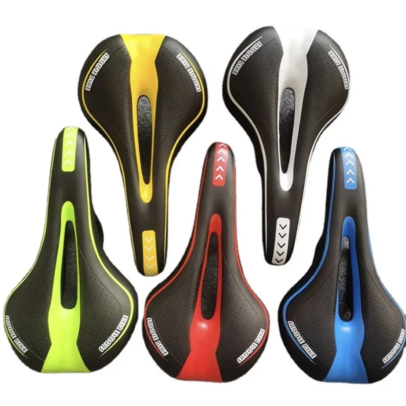 Bicycle Saddle MTB Mountain Road Bike Seat Comfortable Soft Cycling Cushion Exercise Bike Saddles Cycling Equipment Wholesale