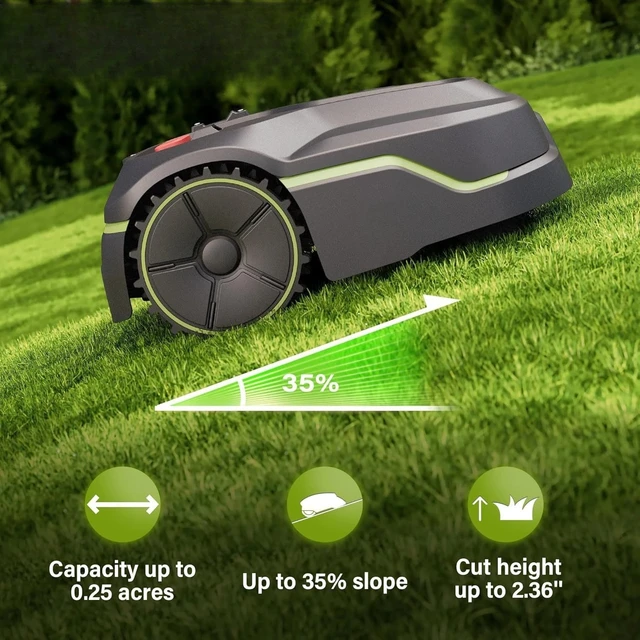 Automatic intelligent lawn mower Home garden lawn mower Ultrasonic outdoor high-efficiency lawn mowing robot 1
