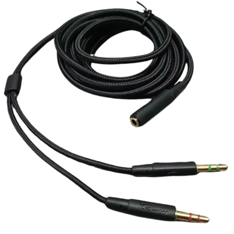 

Universal 3.5mm Gaming Headset Cable for Cloud Mix Gaming Headphones High Sound Quality Cord 195cm/76.77in Wires DropShipping