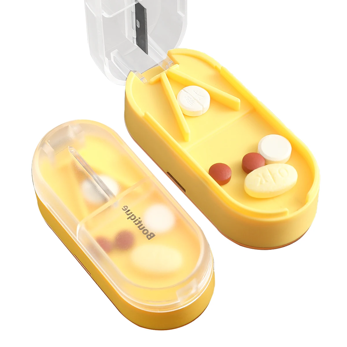 PillCutterBestPillCutterPillBox2in1TabletSplitterforSmall