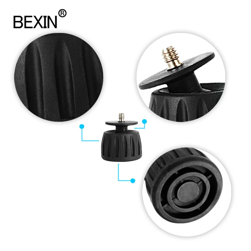 1/4 to 3/8 screw camera tripod foot pad mount quick release non