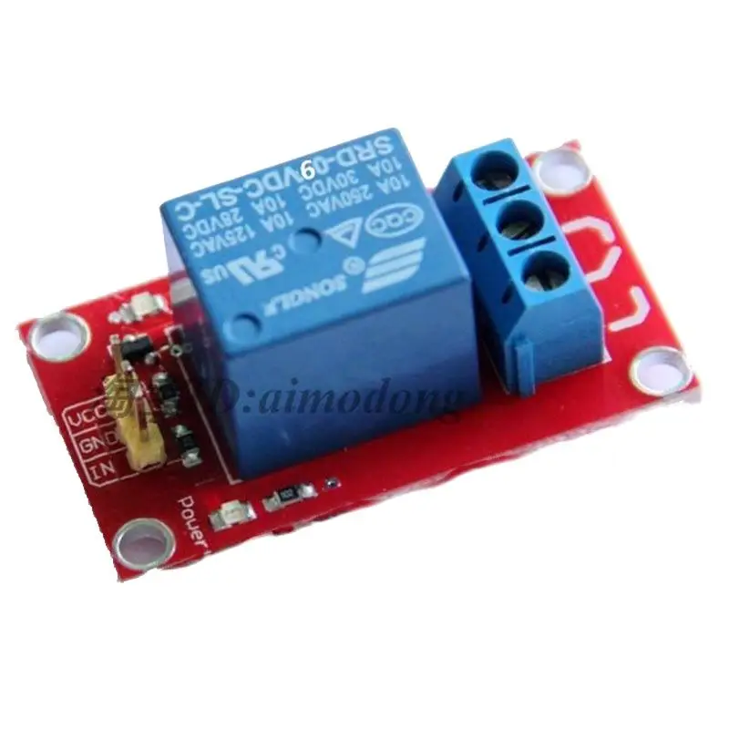 

1 Channel Power Relay Modules Arduino for SCM Household Appliance Control DC Power Relay Board 5V 9V 12V 24V