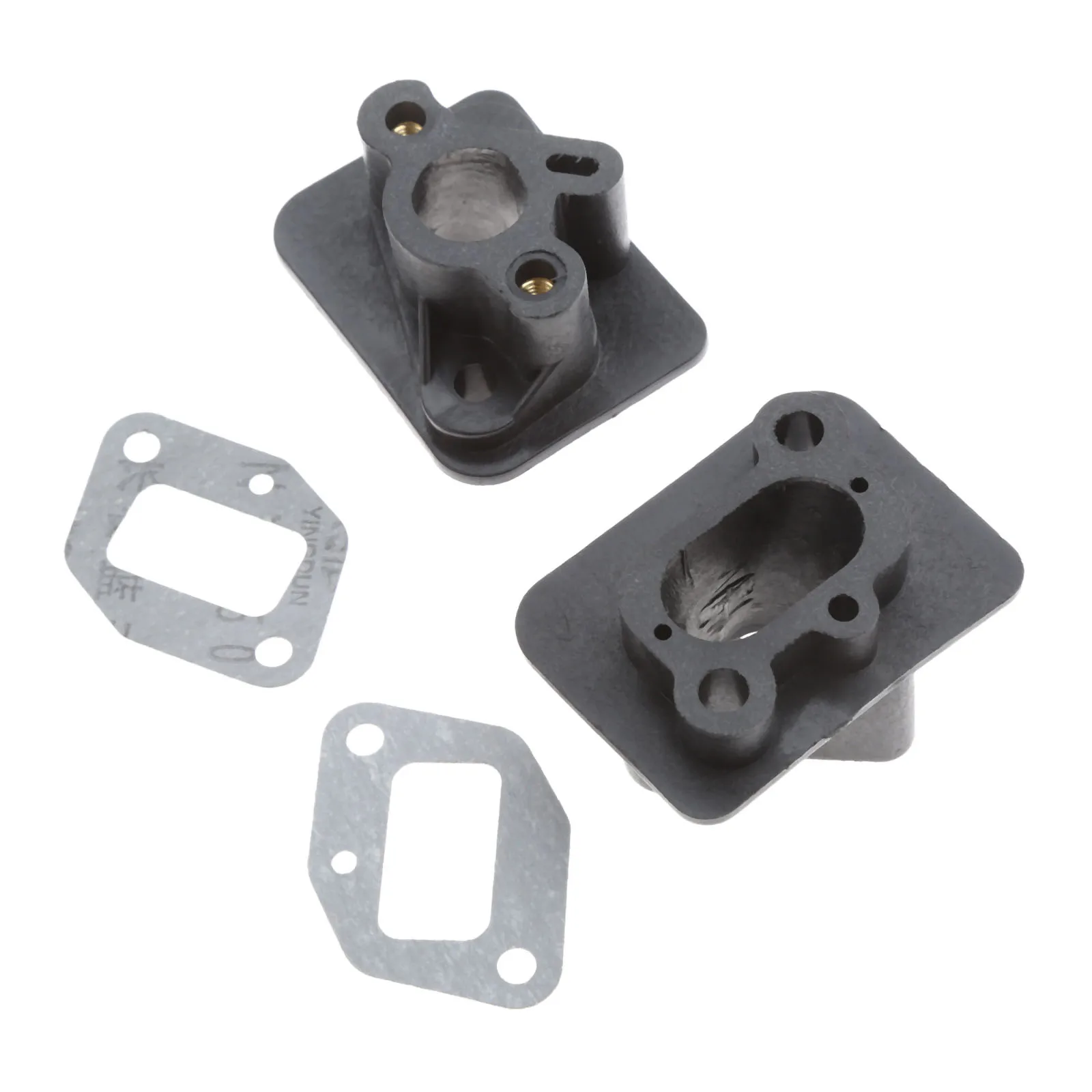 4pcs 기화기 키트 브러시 커터 잔디 트리머 예비 부품 흡기 매니폴드 가스켓 1E40F-5 44F-5 BC430 CG430 CG520 43CC 52CC