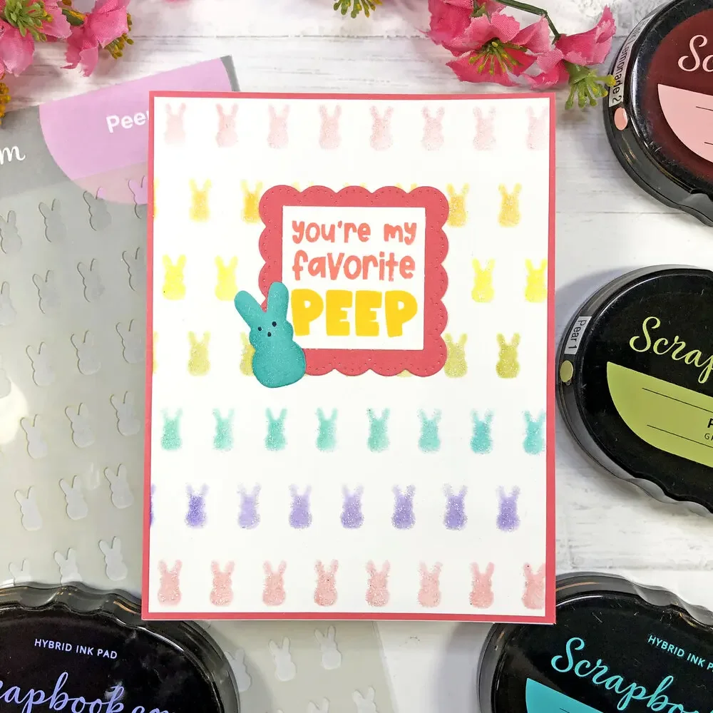 Layered Set Easter Eggs Stencil Scrapbook Diary Decoration Embossing Template DIY Greeting Card Handmade