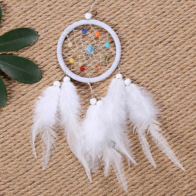 Dream Catcher Light Feather Wind Chimes Decorations Hanging Art Gifts To Friends Creative Valentine's Day Gifts Home Ornament