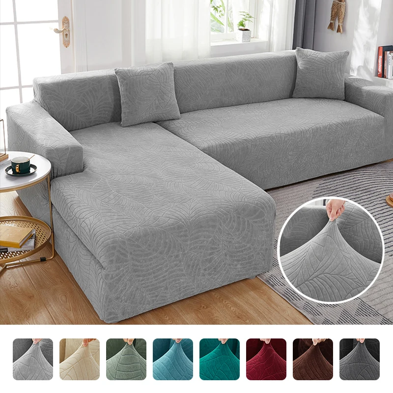 gokken Derde Voorzien Delicatesse Jacquard Stof Sofa Cover Voor Woonkamer L Vorm Hoekbank Hoes  Stretch 1/2/3/4 Zits fauteuil Cover Voor Thuis|Bank beschermhoes| -  AliExpress