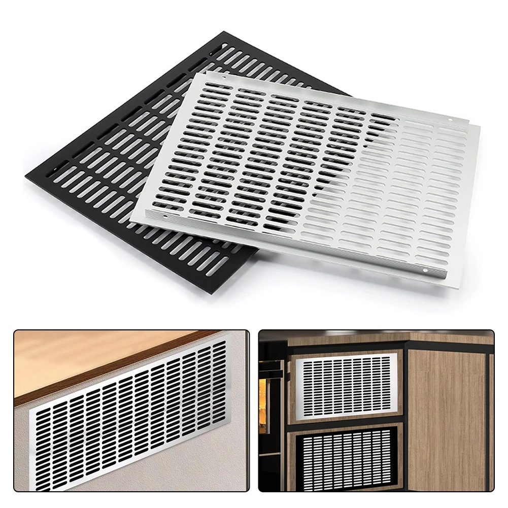 Wide Aluminum Alloy Air Vent Perforated Sheet Vents Web Plate Ventilation Grille Vents 1Pcs