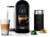 Nespresso Vertuo Plus Coffee and Espresso Maker by Breville, Ink Black with Aeroccino Milk Frother 1