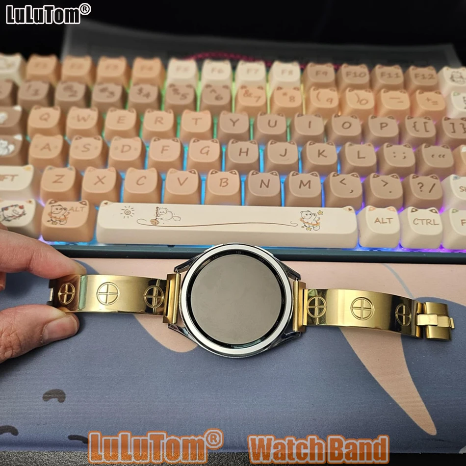 Elegant Designer Watch Strap Bracelet - Luxurious Party Dress Jewelry Accessory