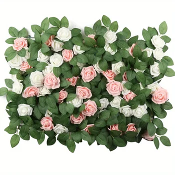 100PCS Artificial Rose Flower Heads, Real Looking Foam Roses for DIY Wedding Baby Shower Centerpieces Party Home Decorations 2